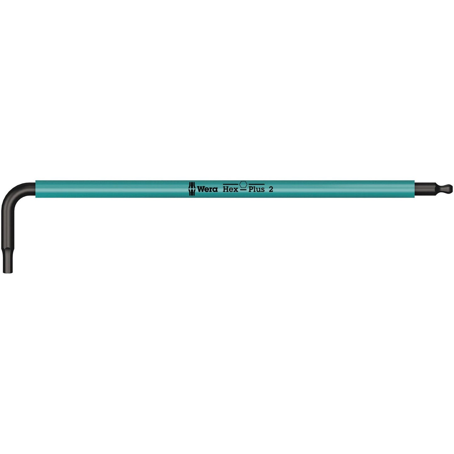 Wera 950Spkl Multicolour Hex Key 2.0/101 Long Ballend Blacklaser 022602