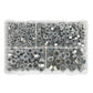 Sealey Steel Nut Assortment 320pc 1/4"-1/2"UNF AB029SN