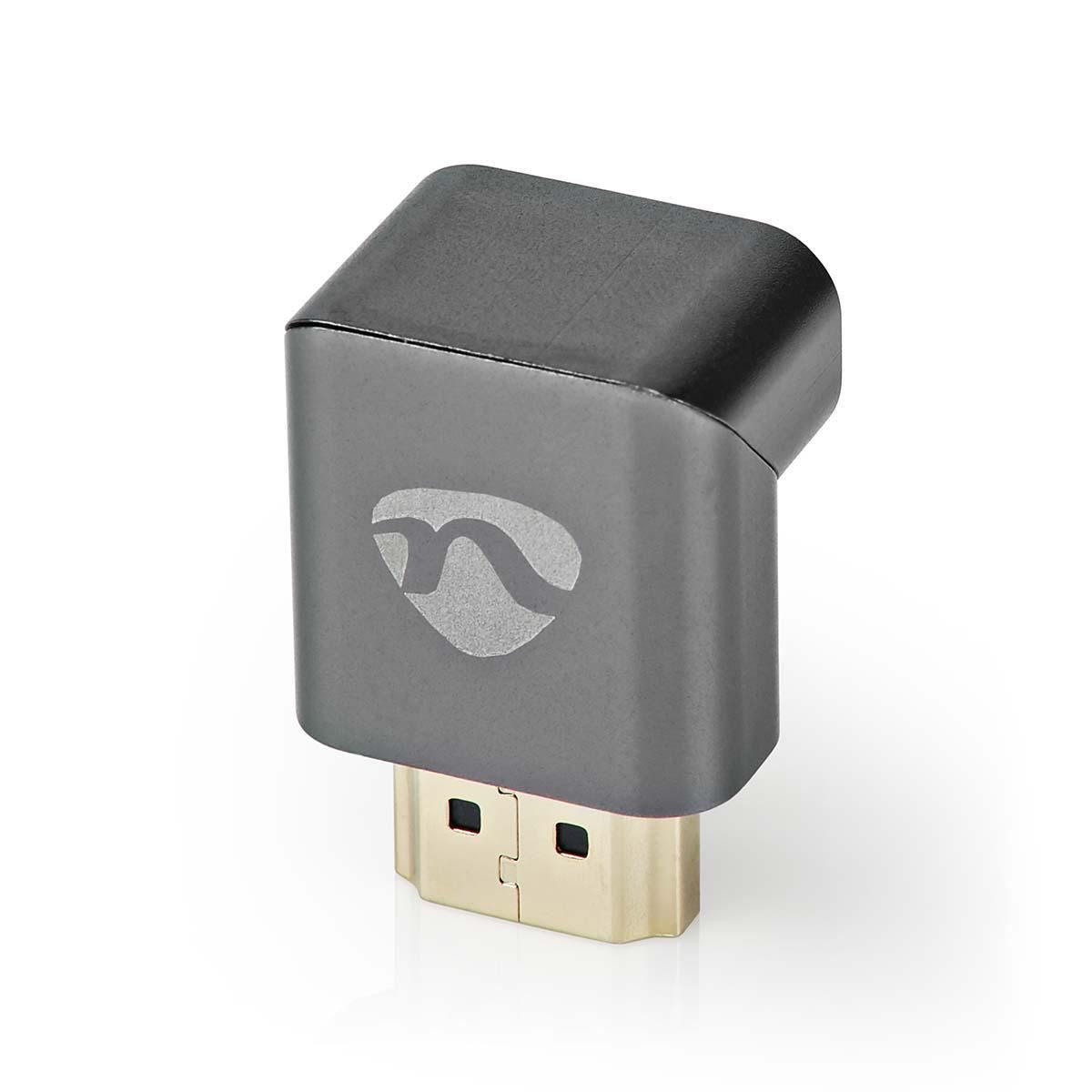 Nedis 270° HDMI Female to HDMI Male 270 Degree Coupler Gold Plated Gunmetal ARC - CVTB34902GY