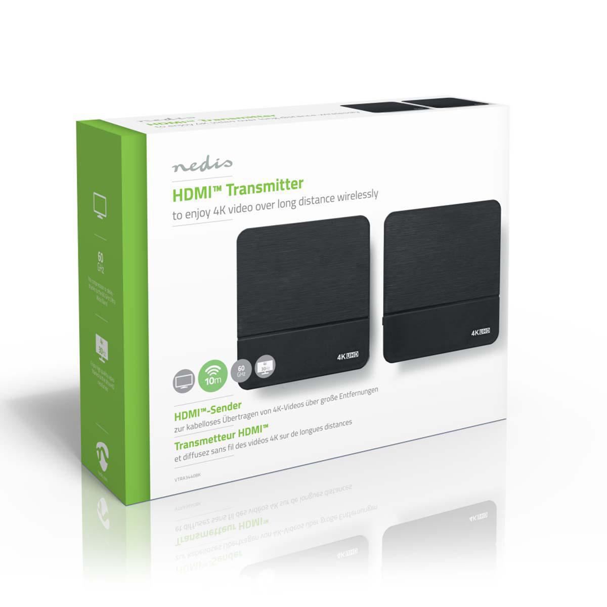 Nedis Wireless HDMI Transmitter 4K 60 GHz 10 m VTRA3440BK