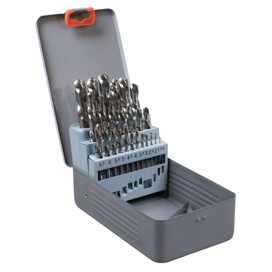 Sealey Left-Hand Spiral Drill Bit Set 25pc AK8191
