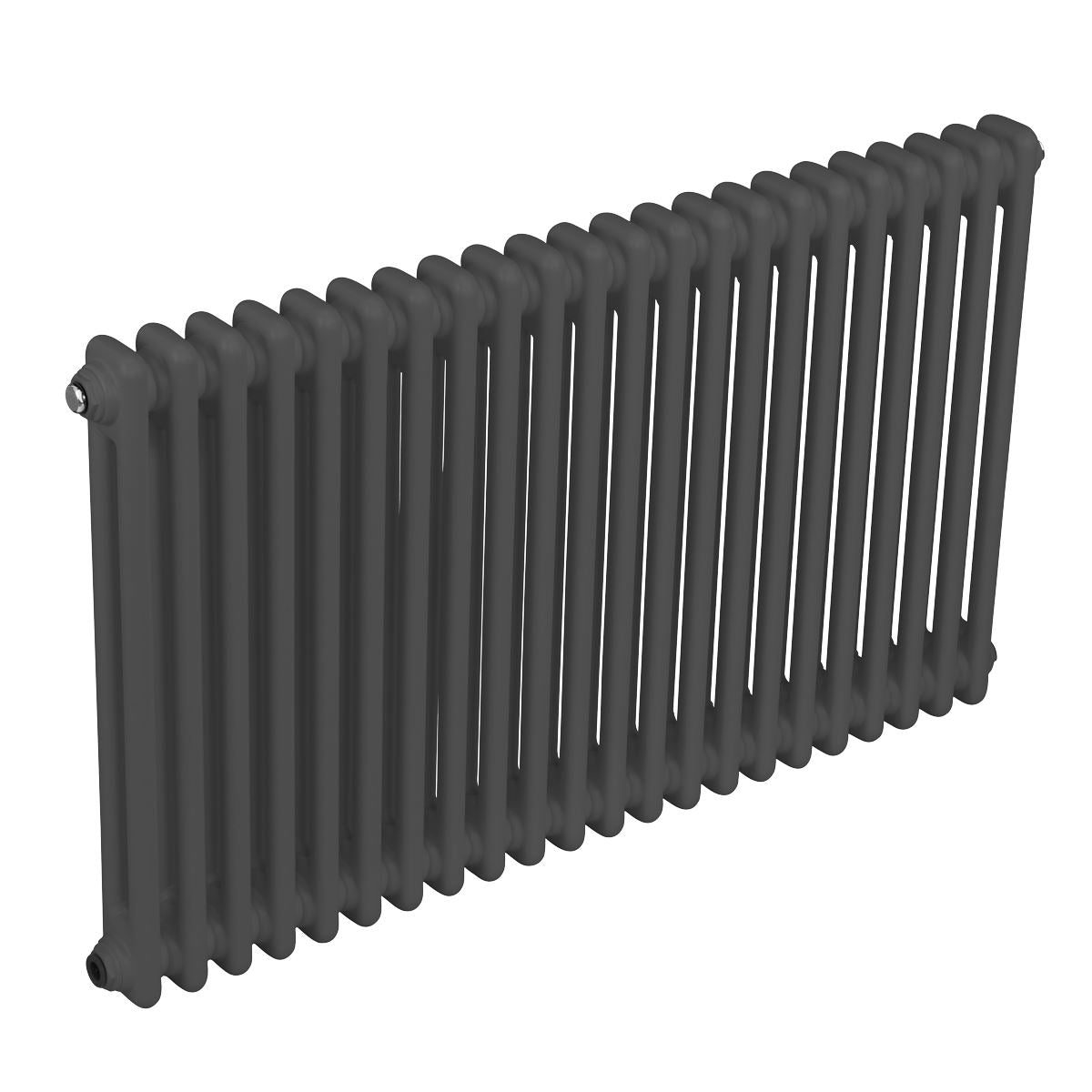 Baridi Horizontal Traditional 2 Column Radiator 600 x 1012mm � Anthracite DH359