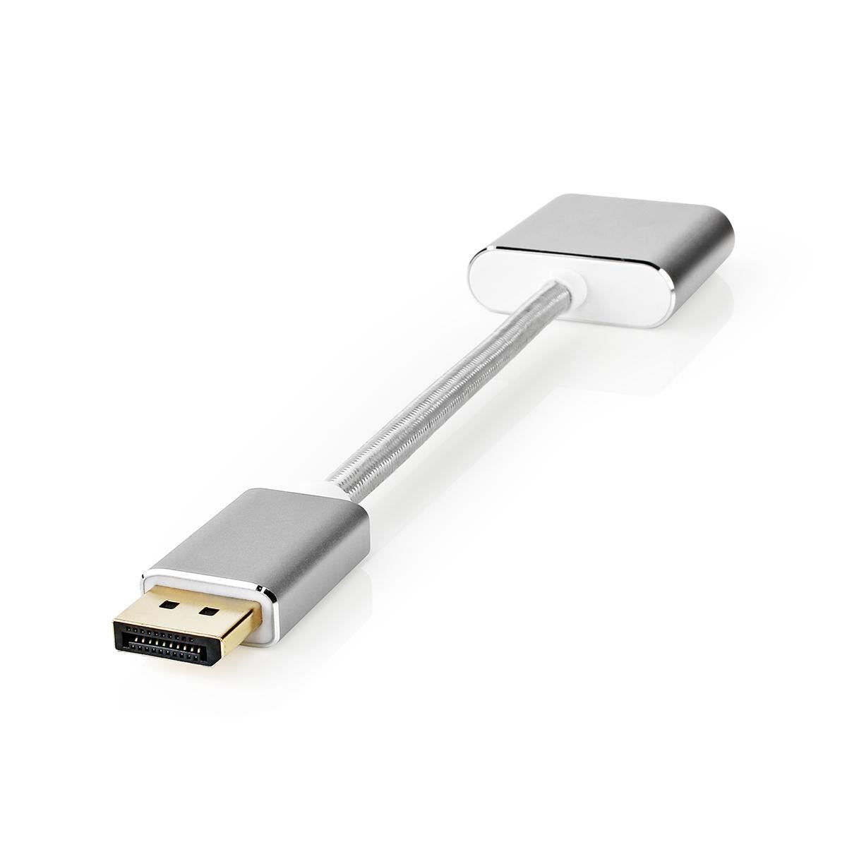 Nedis DisplayPort Cable Male to DVI-D 24+1-Pin Female 1080p Gold Plated 20cm - CCTB37250AL02