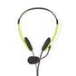 Nedis PC Headset On-Ear 2x 3.5mm Connectors 2m Green CHST100GN