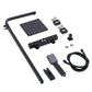Baridi Thermostatic Shower Mixer Set, 20x20cm Square Head, Adjustable Rail