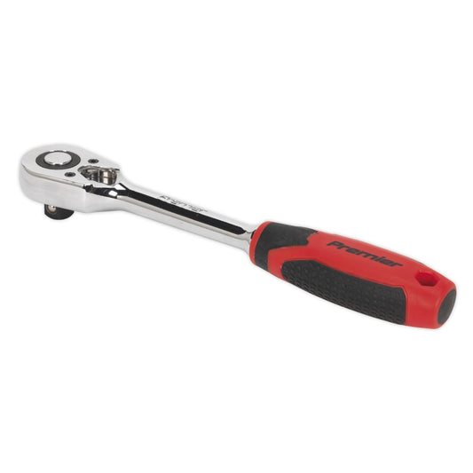 Sealey Ratchet Wrench 1/2"Sq Drive Pear-Head Flip Reverse AK8948