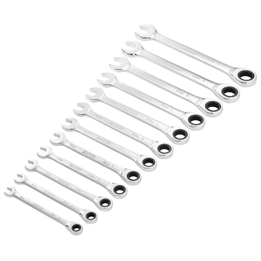Draper 12 Piece Ratcheting Spanner Set 8230MM/12 - 27689