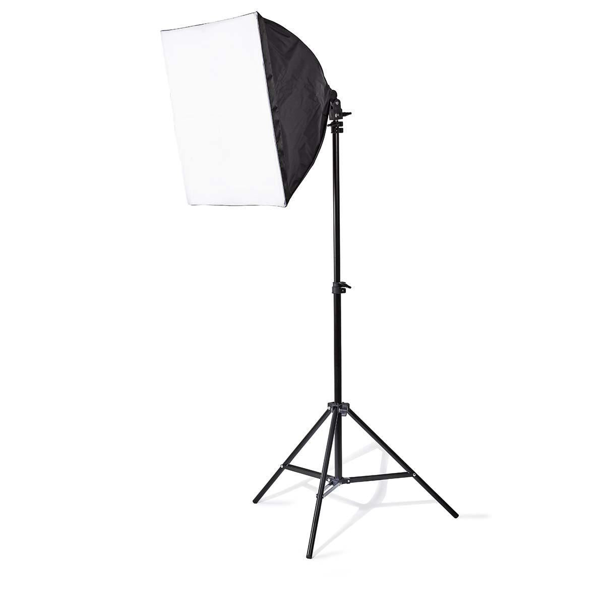 Nedis Photo Studio Light Kit 2x 70W 5500K 180cm height Foldable SLKT10BK