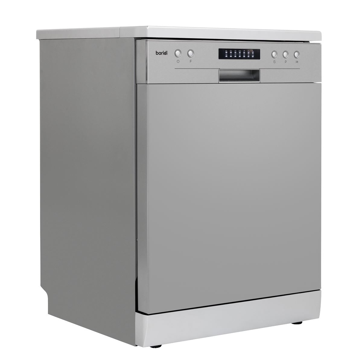 Baridi Freestanding Dishwasher 60cm Wide 13 Place Settings - Silver DH280