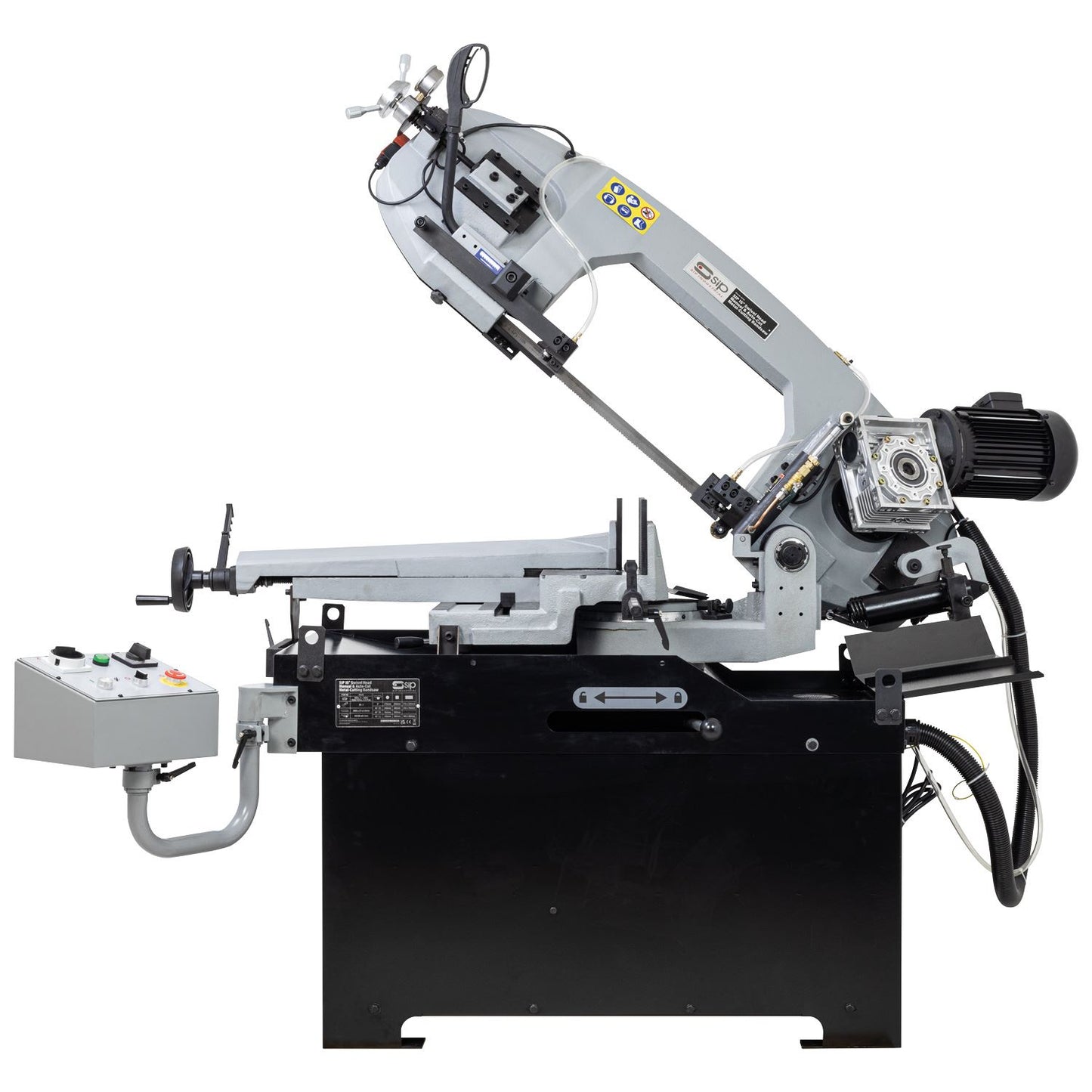SIP Industrial 15" Swivel Head Manual & Auto-Cut Metal Bandsaw