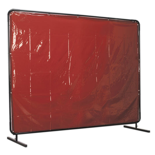 Sealey Workshop Welding Curtain to BS EN 1598 & Frame 2.4 x 1.75m SSP993
