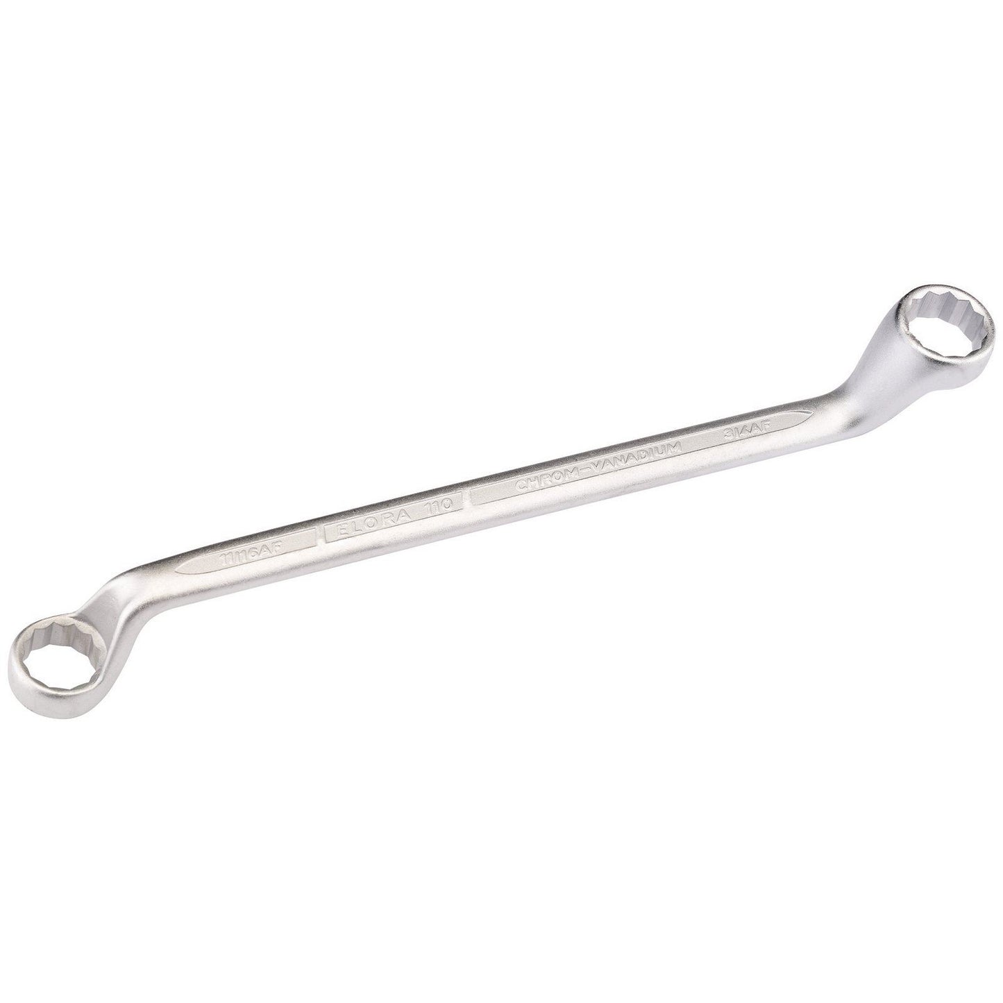 11/16 X 3/4" Elora Deep Crank Imperial Ring Spanner Draper 05757