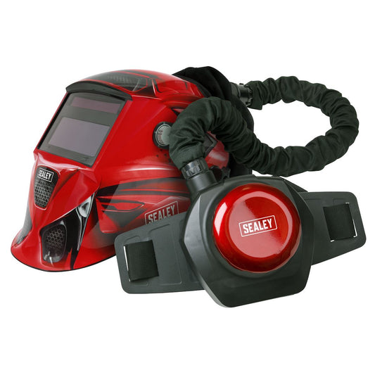 Sealey Welding Helmet with TH2 Powered Air Purifying Respirator (PAPR) Auto Darkening PWH617