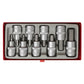 Sealey Hex Socket Bit Set 9pc 1/2"Sq Drive AK620