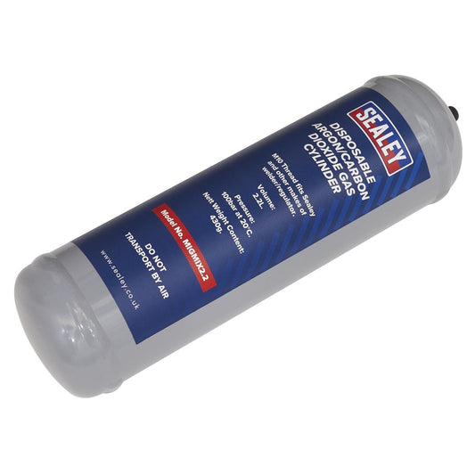 Sealey 430g Disposable Argon/Carbon Dioxide Gas Cylinder MIGMIX2.2