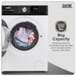Baridi 8kg Washing Machine, Front Loading, 1400rpm Energy Rating A � White DH262
