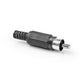 Nedis RCA Connector RCA Male 25 pieces Black CAVC24905BK