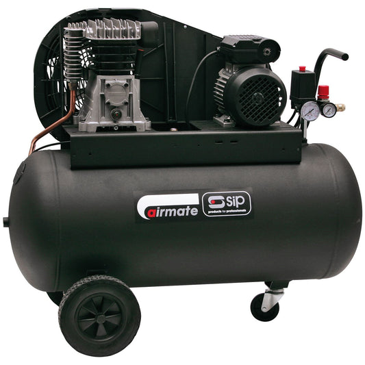 SIP Industrial TN3/100-SRB 100ltr Belt Drive Compressor