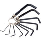Draper 10 Piece Metric Hexagon Hex Allen Key Set Allan Alan Alen 1.5 - 10mm - 33655