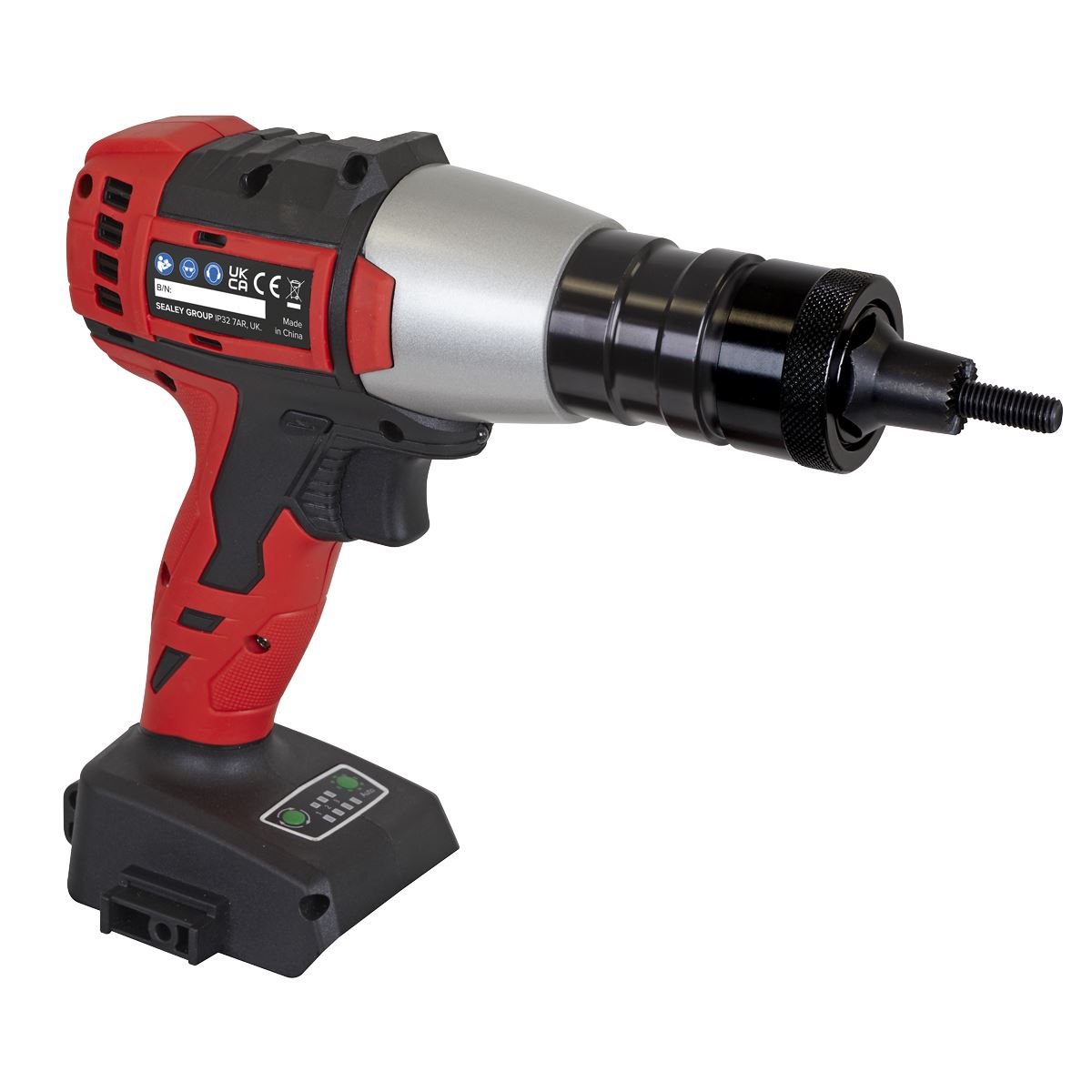 Sealey Brushless Cordless Nut Riveter 20V SV20 Series - Body Only CP20VNR