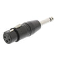 Sweex XLR Adapter XLR 3-Pin Female to 6.35mm Male Black SWOP15940B - COTP15940BK