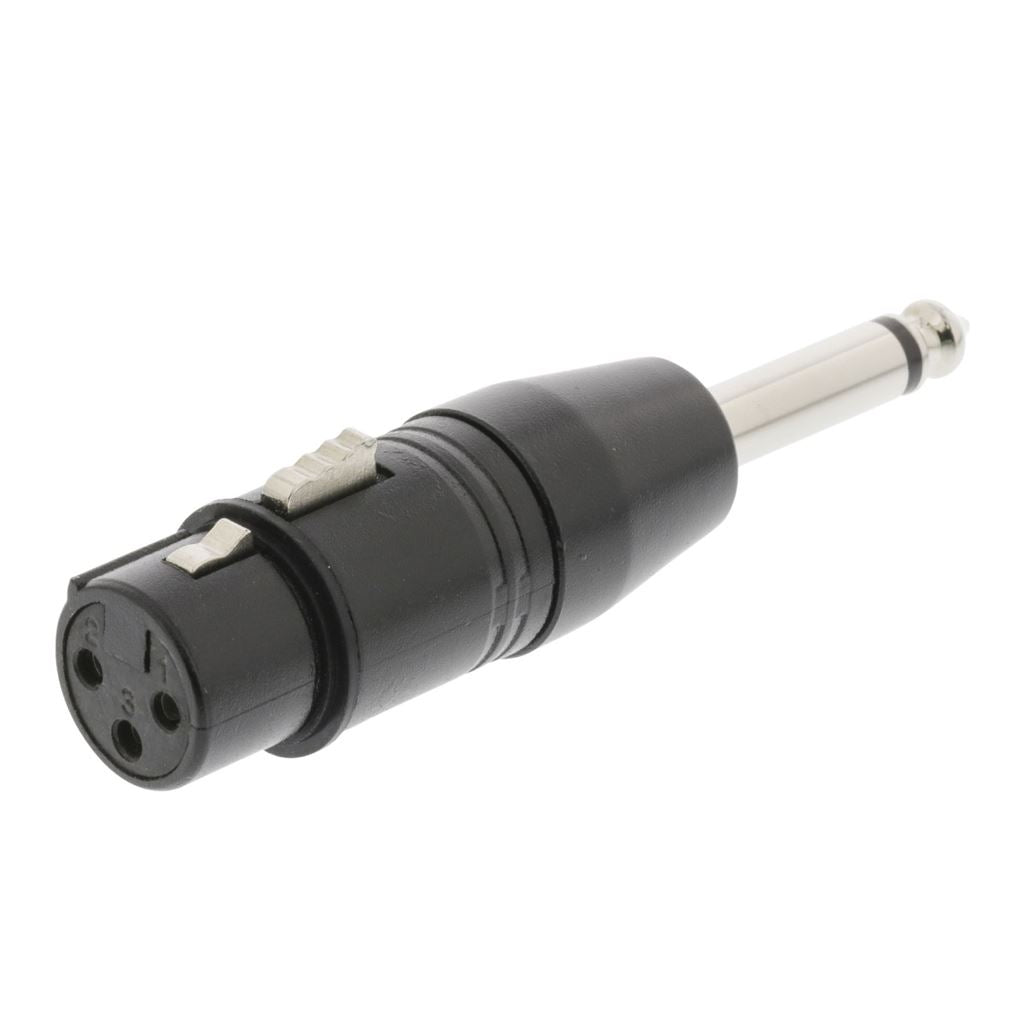 Sweex XLR Adapter XLR 3-Pin Female to 6.35mm Male Black SWOP15940B - COTP15940BK