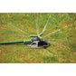 Draper Lawn Grass Sprinkler 3-Arm Spinning Revolving Garden watering impulse - 27757