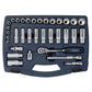 Sealey Socket Set 34pc 3/8"Sq Drive 6pt WallDrive Metric AK8991