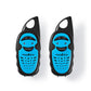 Nedis Walkie-Talkie Range 3 km 3 Channels PTT 2 Pieces Blue/Black - WLTK0300BU