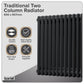 Baridi Horizontal Traditional 2 Column Radiator 600 x 607mm � Black DH362