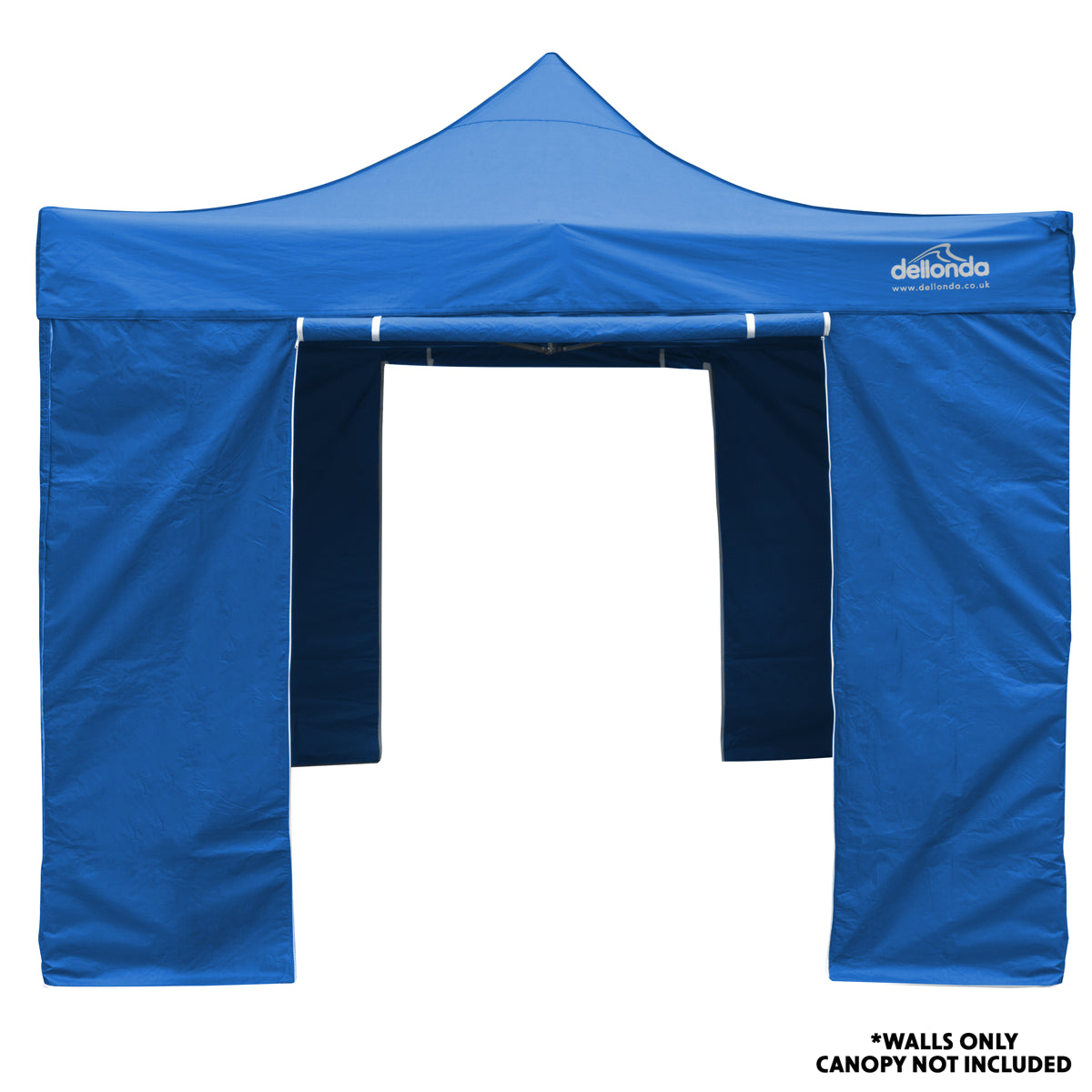Dellonda Premium Gazebo/Marquee Side Walls/Doors/Windows, Fits 3 x 3m Models - Blue DG147