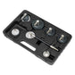 Sealey 7pc Brake & Clutch Pressure Bleeder Cap Set VS0204C