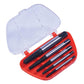 Amtech 5 Piece Screw Extractor Set & Storage Case Garage Site Workshop DIY - S0900