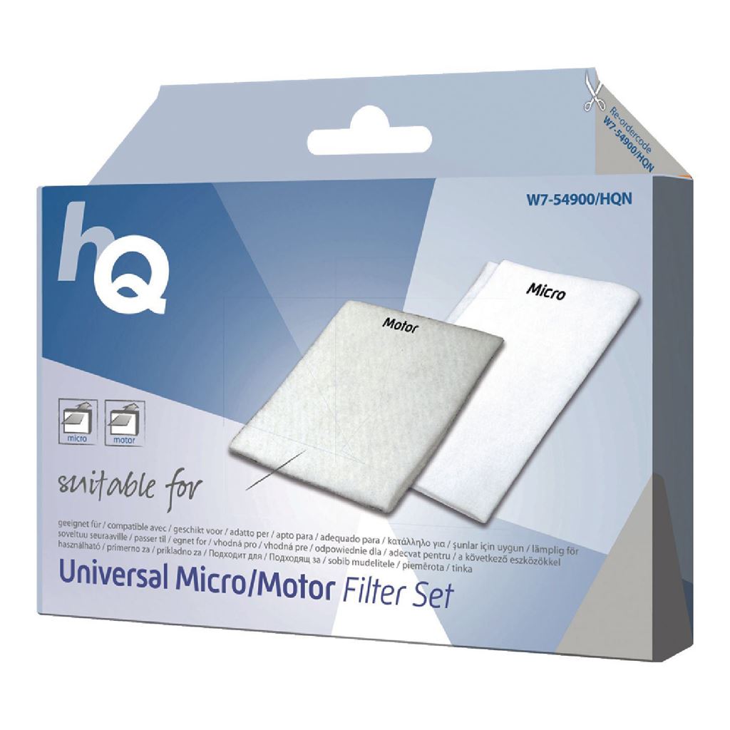 HQ Universal micro/motor filter set - VCFI210UNI