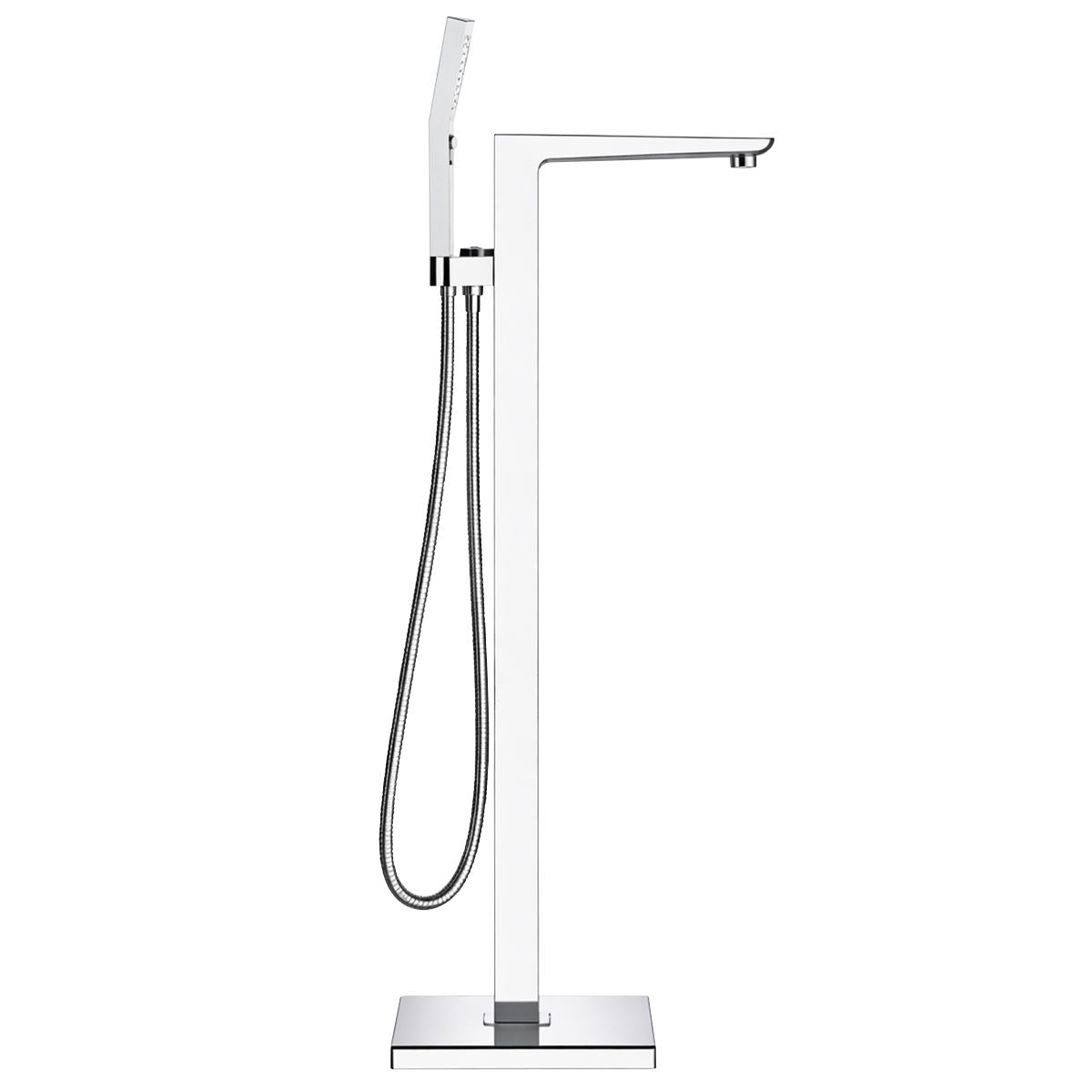 Baridi Freestanding Bath Mixer Tap with Shower - Chrome DH400