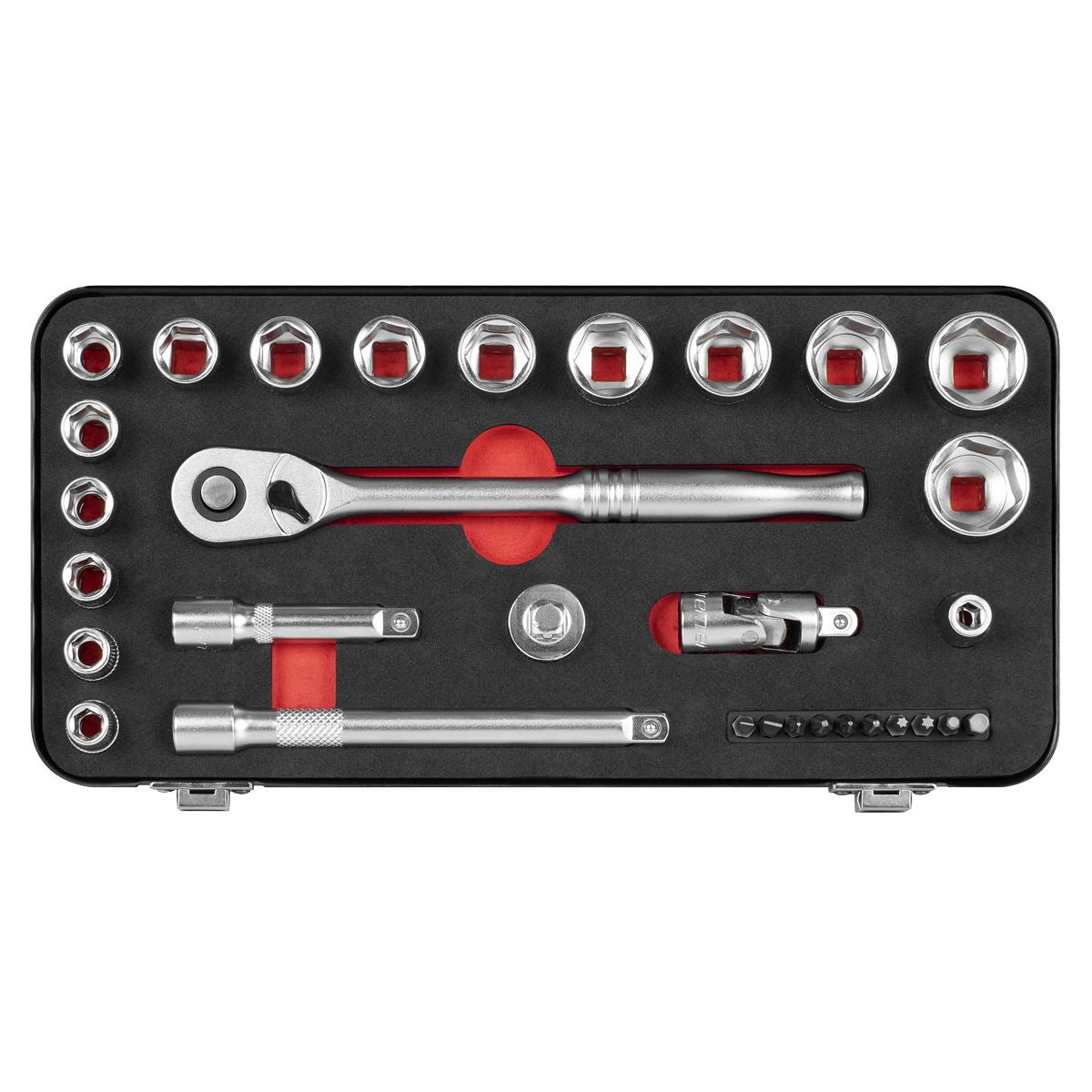 Sealey Socket Set 3/8"Sq Drive 31pc - Premier Platinum Series AK7921