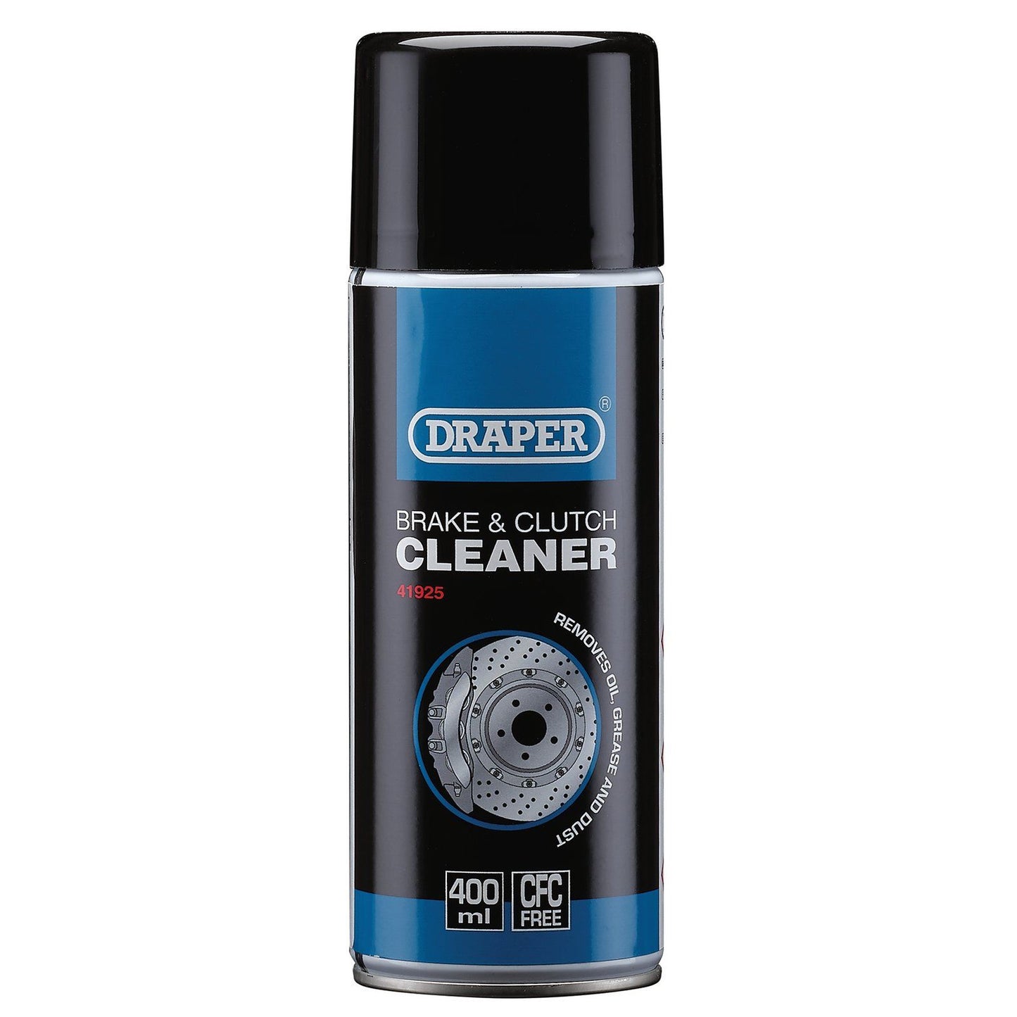 Draper 1x 400ml Brake & Clutch Cleaner Spray Professional Tool 41925
