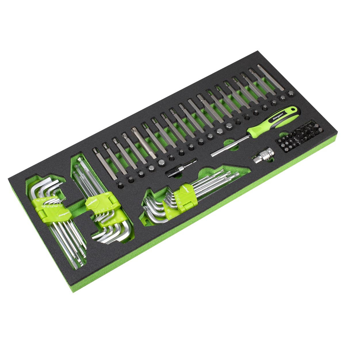 Sealey Siegen Top Chest & Rollcab Combination 6 Drawer & Tool Kit 247pc S01267