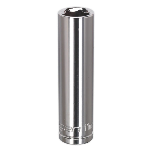 Sealey WallDrive Socket 11mm Deep 3/8"Sq Drive S0589