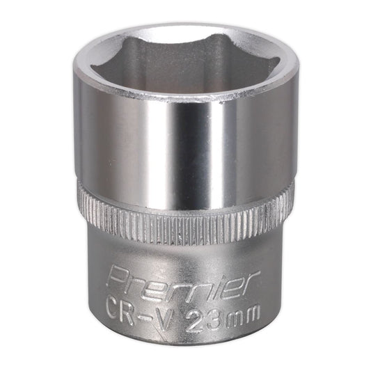 Sealey WallDrive Socket 23mm 1/2"Sq Drive S1223