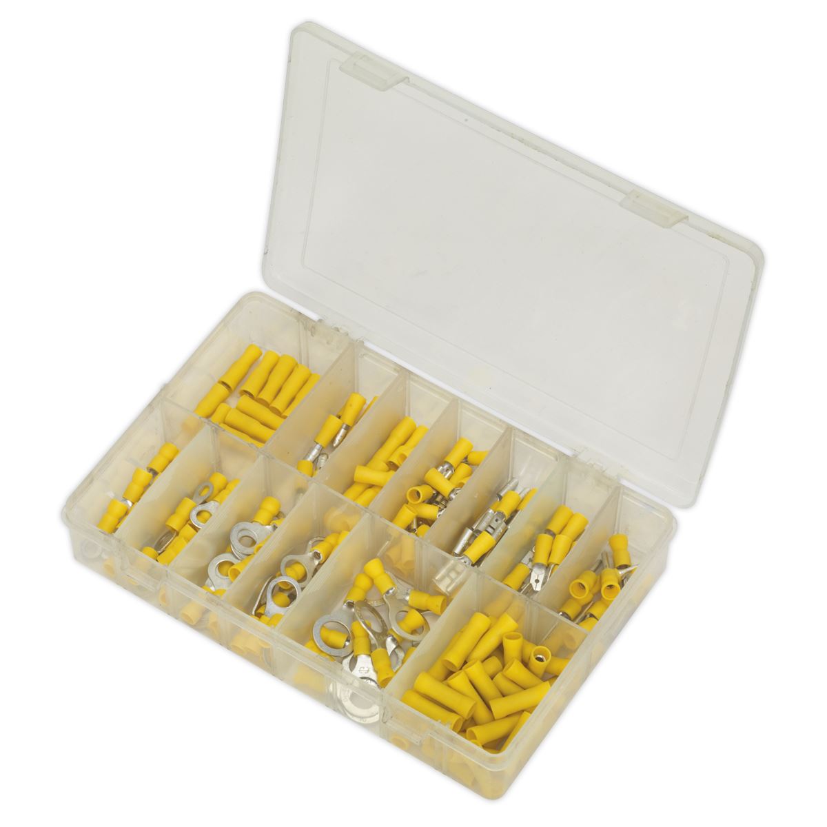 Sealey Crimp Terminal Assortment 140pc Yellow AB041YT