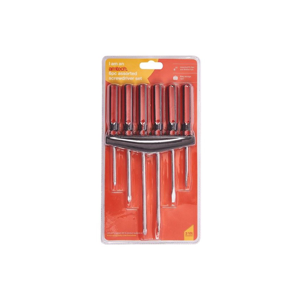 Amtech 6 Piece Screwdriver Set - L0010