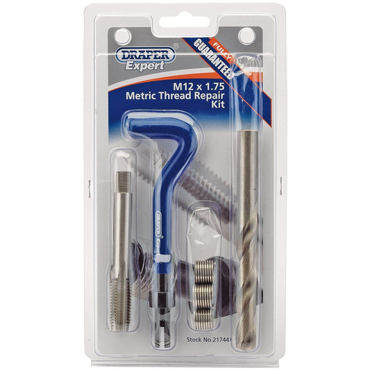 Draper Expert M12 x 1.75 Metric Thread Repair Thread Kit 21744