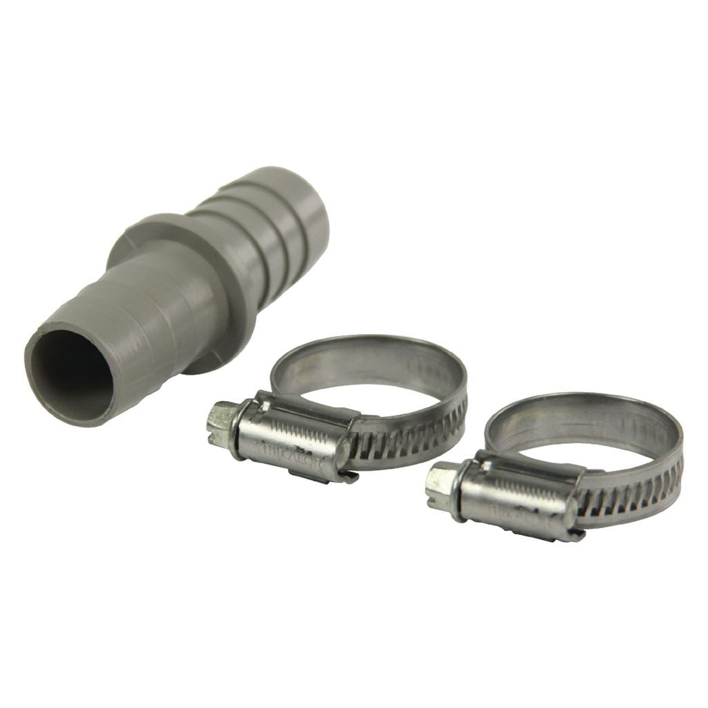 HQ Extension piece + 2 hose clips (16 to 27 mm) 19 x 19 mm - WAEP1919CL