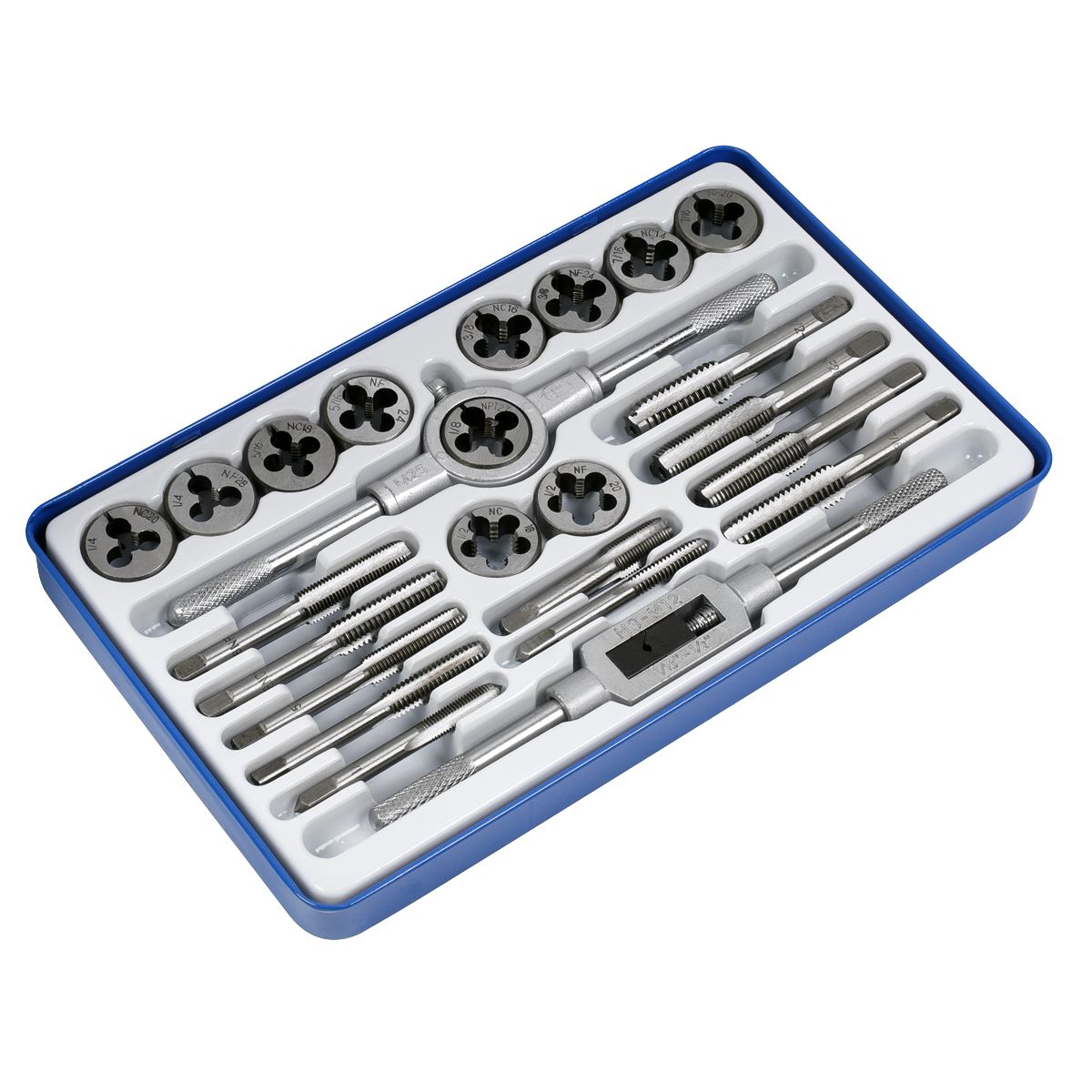 Sealey Tap & Split Die Set Imperial 24pc AK3024IMP