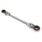 Sealey Ratchet Ring Spanner 4-in-1 Flexi-Head Reversible Metric AK63947
