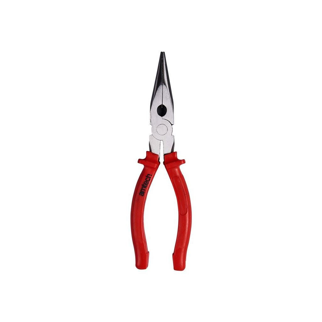 8" 200mm Long Nose Plier Superior Insulated Handle Drop Forged Heat Treated - B0430