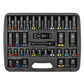 Sealey Metric Lock-On Standard & Deep Impact Socket Set 34pc 1/2"Sq Drive 6pt