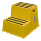 Sealey Heavy-Duty 2-Step Safety Steps with Anti-Slip Treads 150kg Capacity