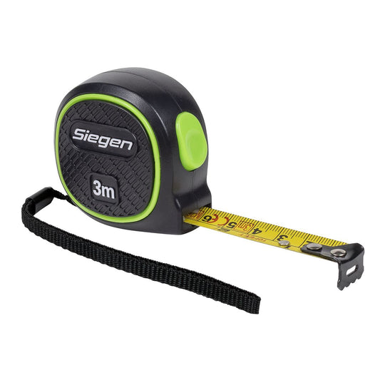 Sealey Siegen Metric/Imperial Auto Lock Tape Measure 3m(10ft) x 16mm S01327